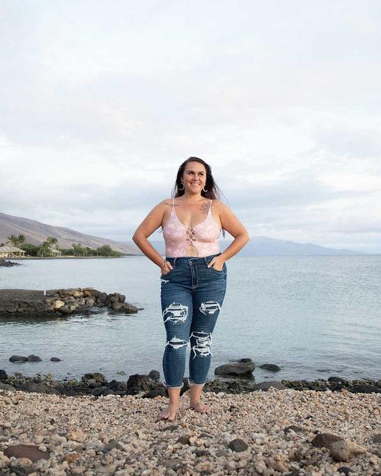 Amaya One-Piece Swimsuit in ‘Okika
