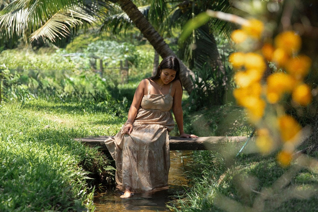 Mauna Kahālāwai in Destinee Maxi Dress