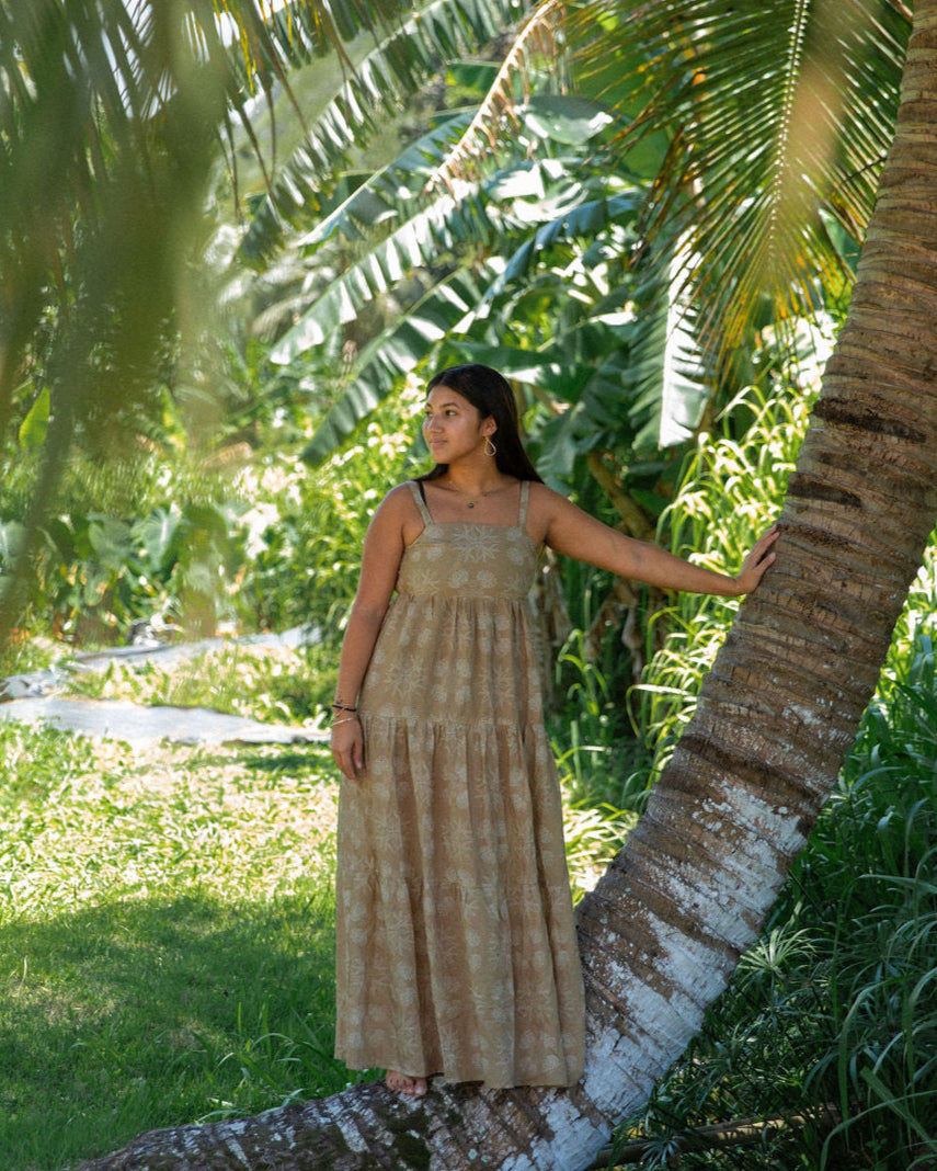 Mauna Kahālāwai in Destinee Maxi Dress