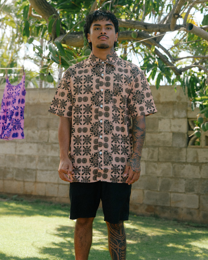Lahaina Gold in Keaka Aloha Shirt