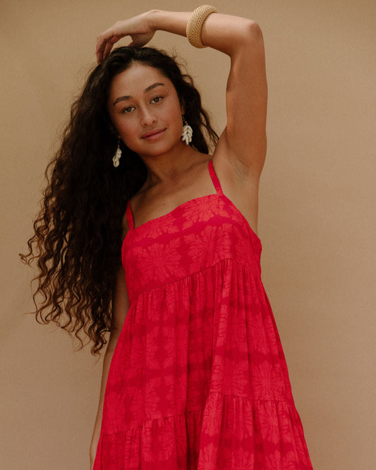 'Ulu Kapa Kuiki in Destinee Maxi Dress