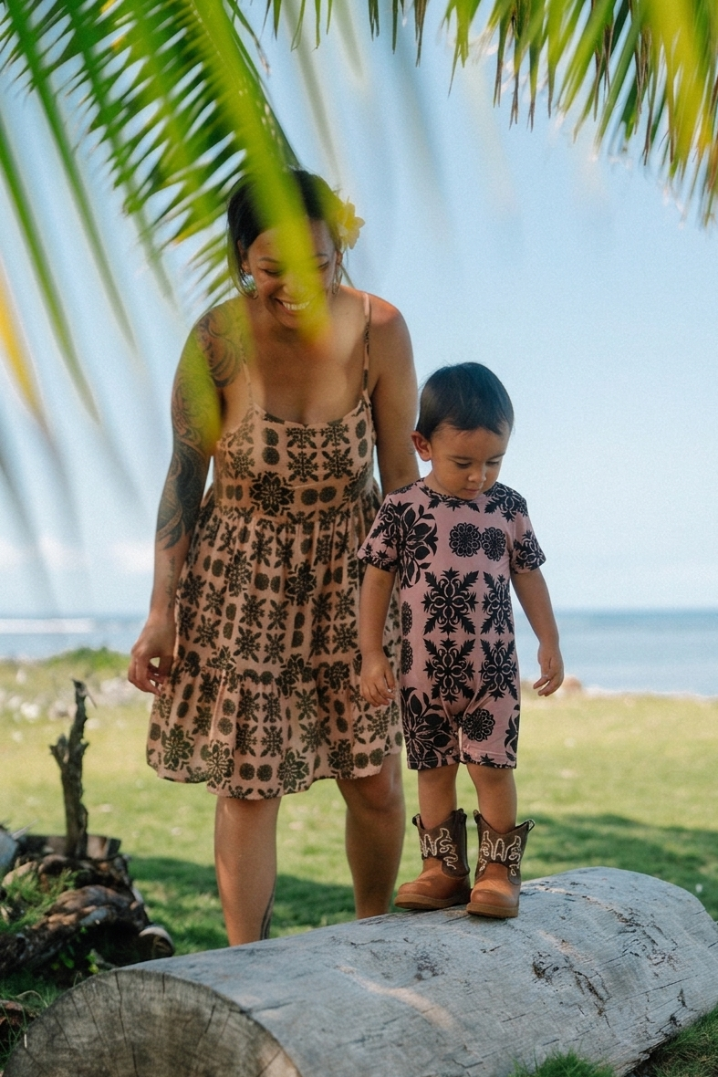 Lahaina Gold in Shon Romper