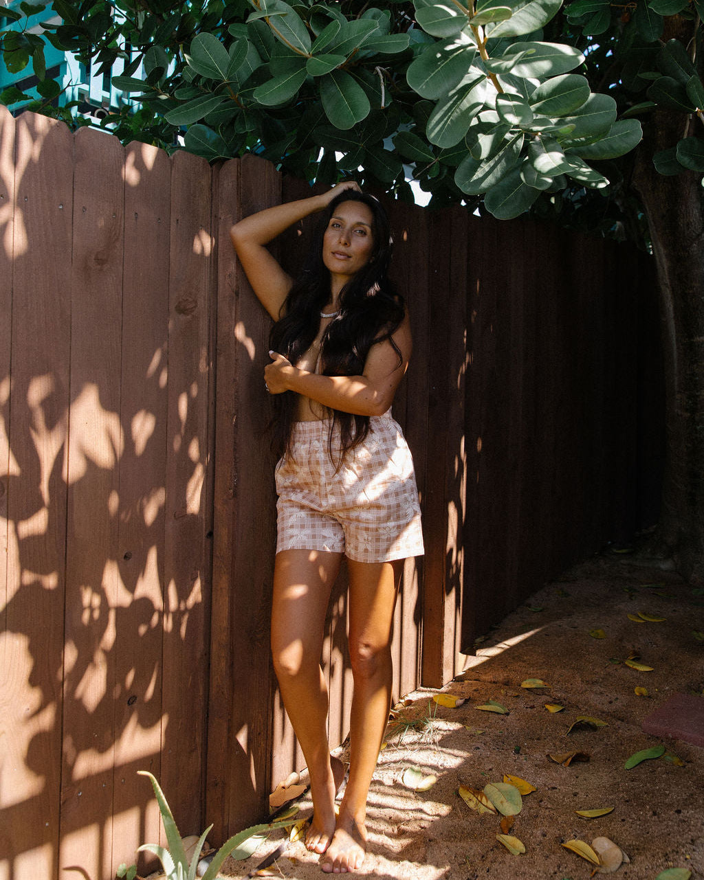 'Ulu Palaka in Lexi Shorts