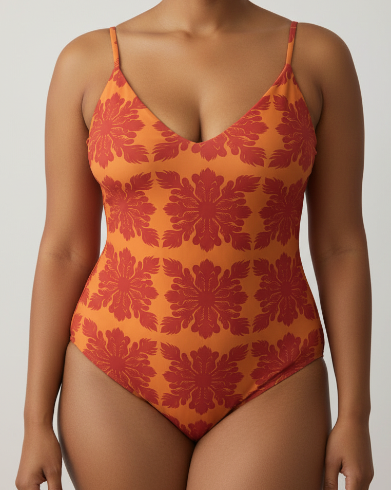 ʻUlu Kapa Kuiki in Olena Swimsuit