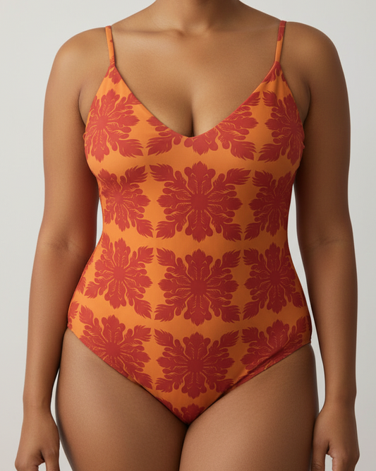 ʻUlu Kapa Kuiki in Olena Swimsuit