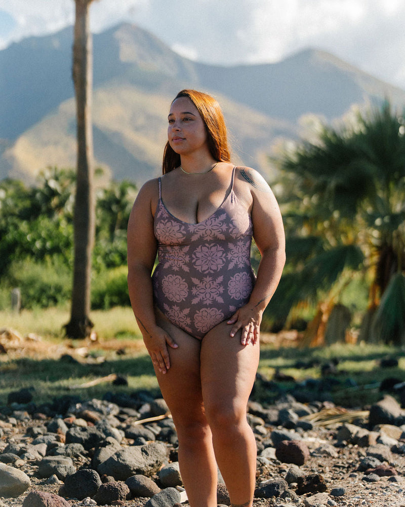 Riley Body/Swimsuit  | Lahaina Gold | Mocha