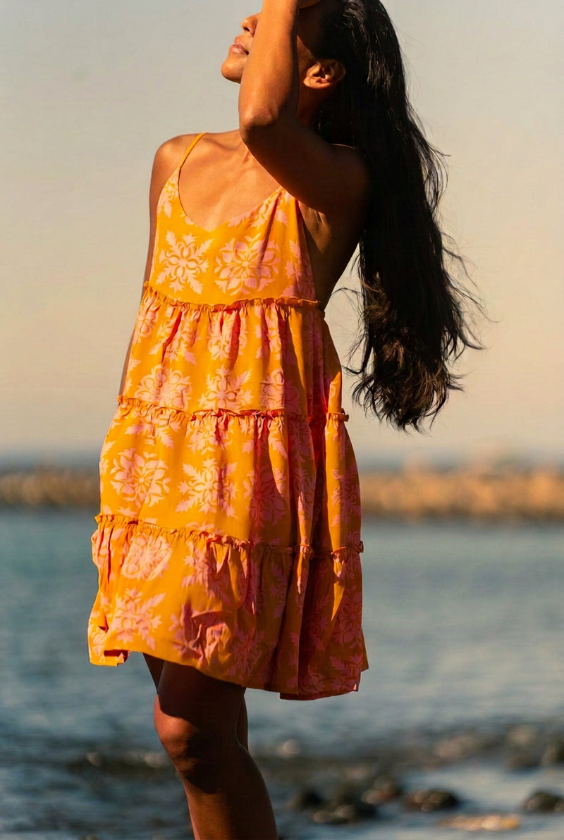 Leina'ala Dress | Lahaina Gold | Mustard