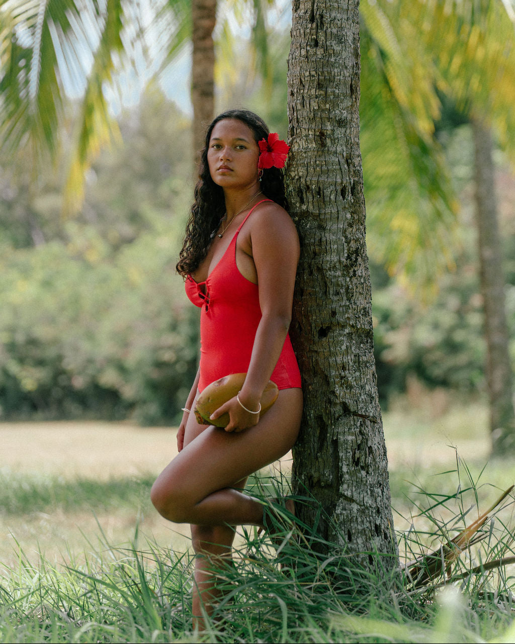 ‘Ulu Kapa Kuiki in Meleana One Piece Swimsuit
