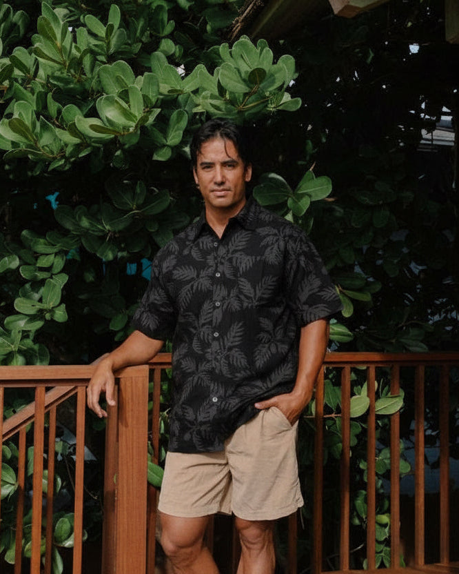 Malu 'Ulu O Lele in Keaka Aloha Shirt