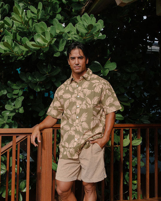 Sage Malu ‘Ulu O Lele in Keaka Aloha Shirt