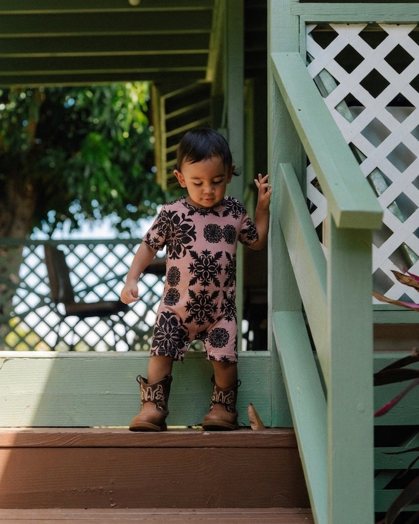 Lahaina Gold in Shon Romper