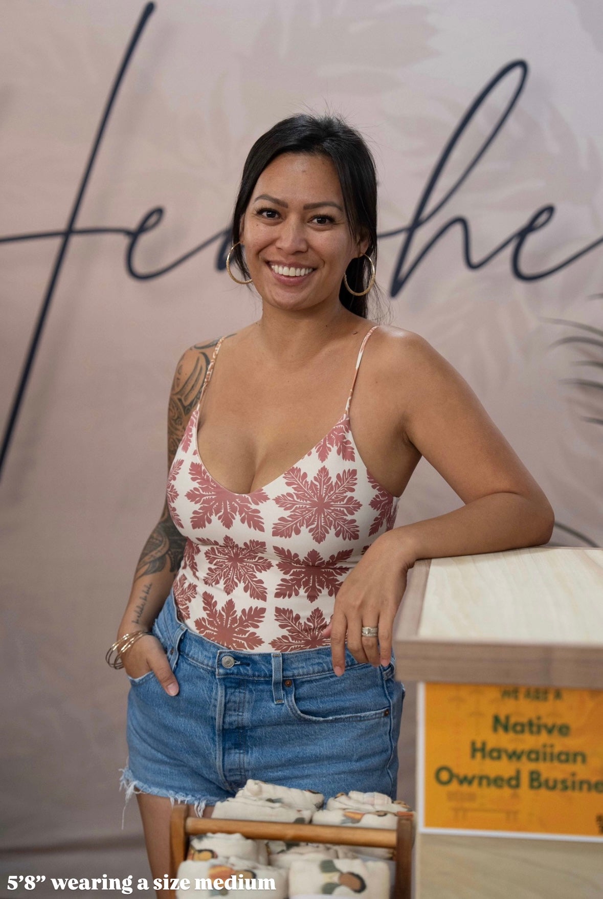 ʻUlu Kapa Kuiki Olena Swimsuit/Bodysuit