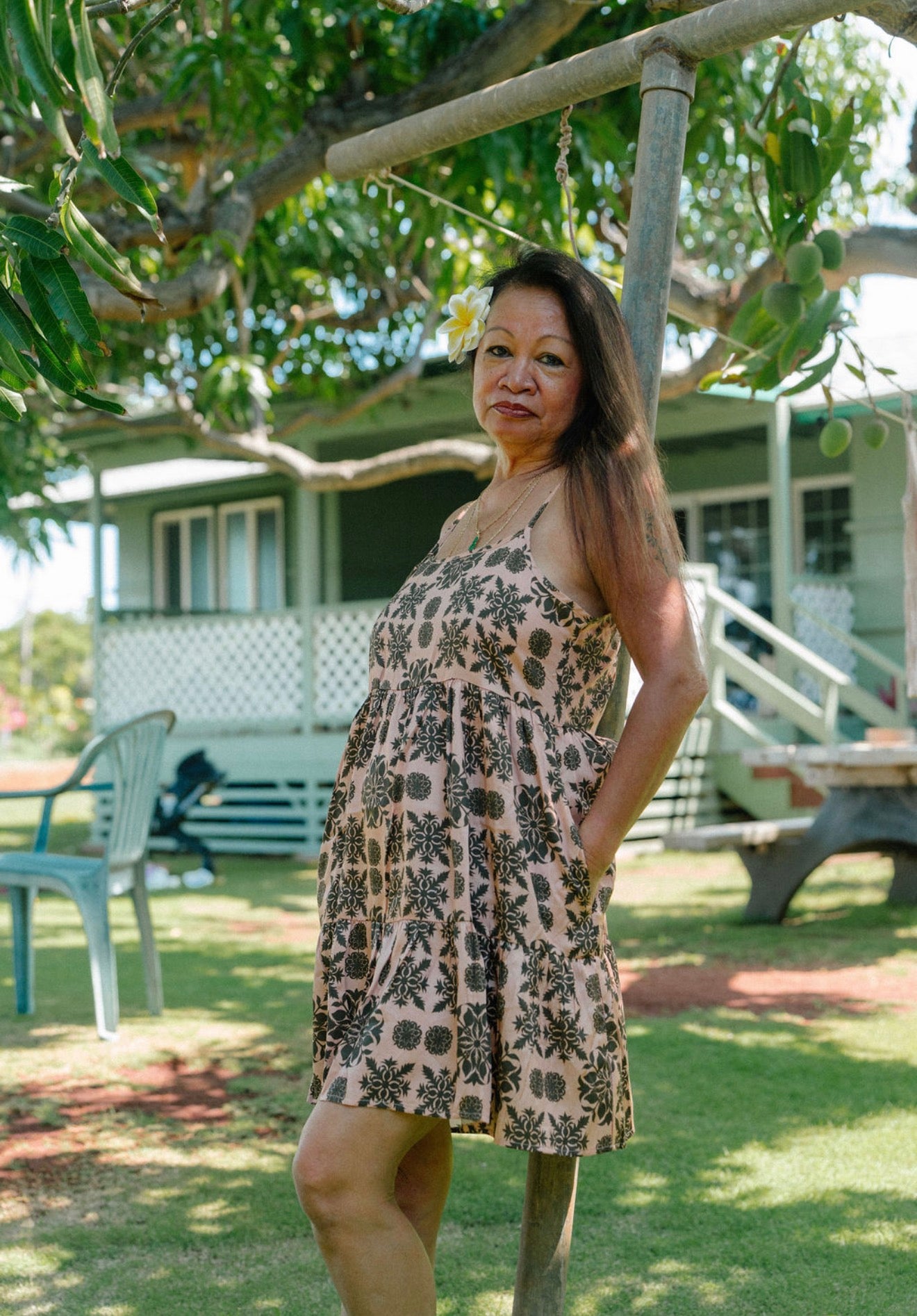 Lahaina Gold in Auli'i Dress
