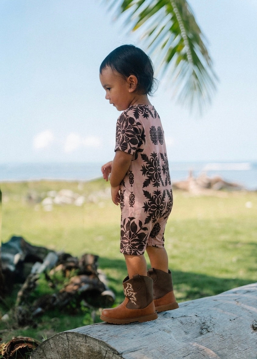 Lahaina Gold in Shon Romper