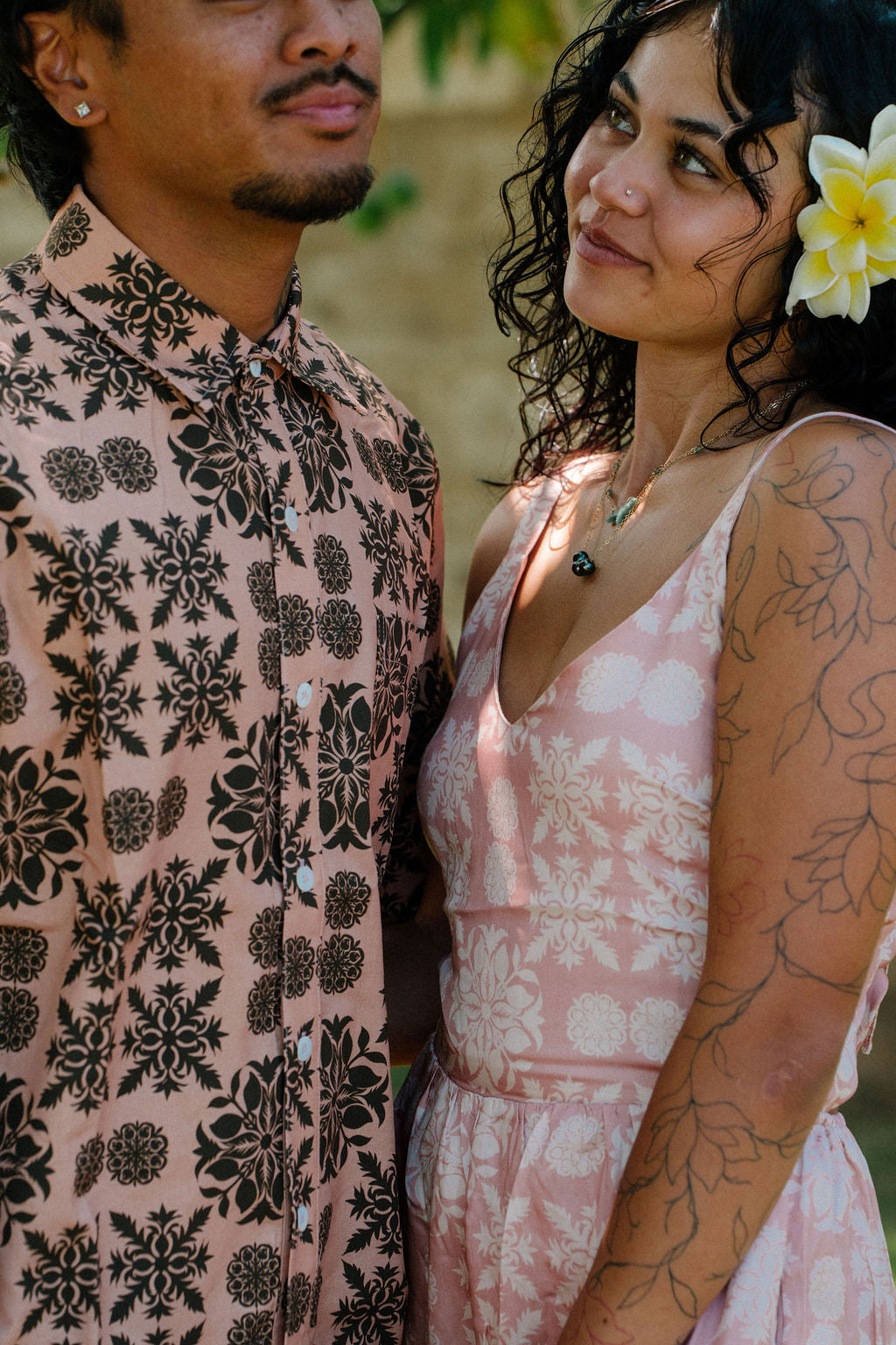 Lahaina Gold in Keaka Aloha Shirt