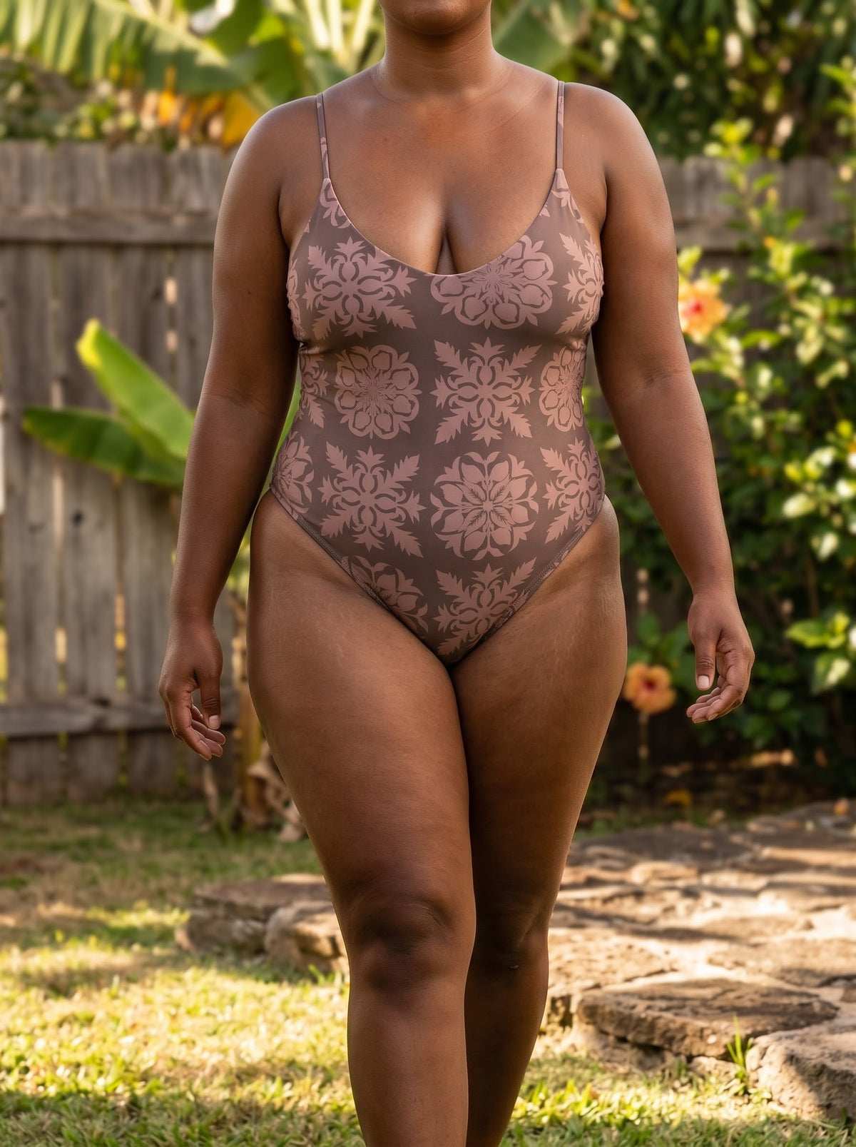 Riley Body/Swimsuit  | Lahaina Gold | Mocha