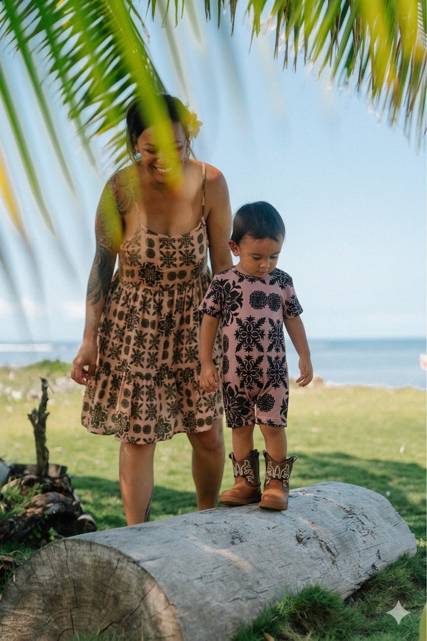 Lahaina Gold in Shon Romper