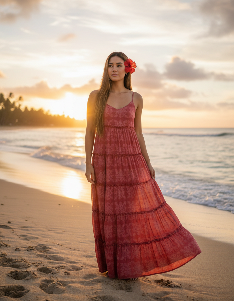 ‘Ulu Kapa Kuiki in Sofia Dress