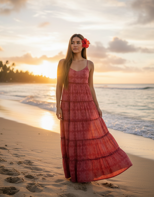 ‘Ulu Kapa Kuiki in Sofia Dress