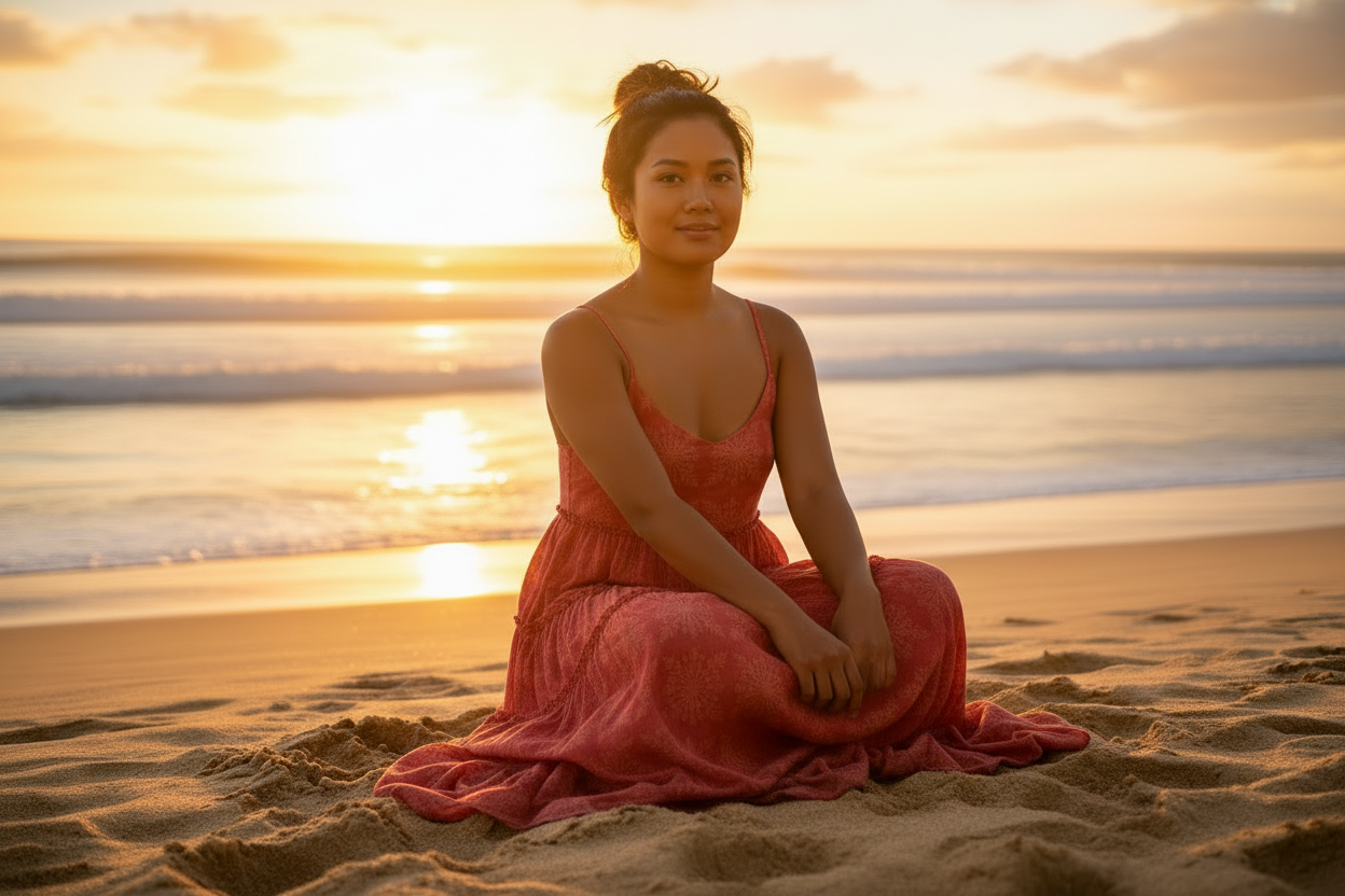 ‘Ulu Kapa Kuiki in Sofia Dress