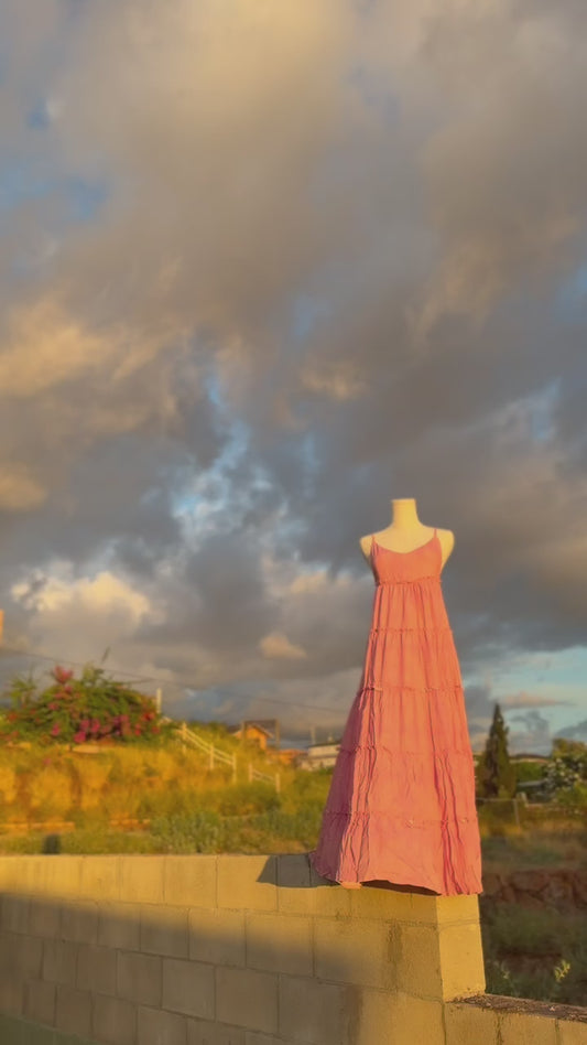 ʻUlu Kapa Kuiki Sunrise in Sofia Dress